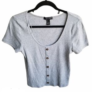 Streetwear Society| Grey Crop Top